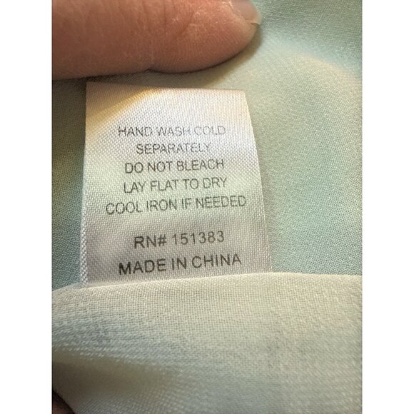 Current Air Dotted Jacquard Tiered Midi Dress with Ruffled Wrap Skirt Sz S EUC - Picture 8 of 8